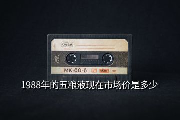 1988年的五糧液現(xiàn)在市場(chǎng)價(jià)是多少