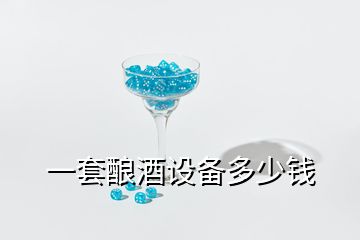 一套釀酒設(shè)備多少錢(qián)