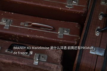 BRANDY XO Marielouise 是什么洋酒 前面還有PROduit de france  搜