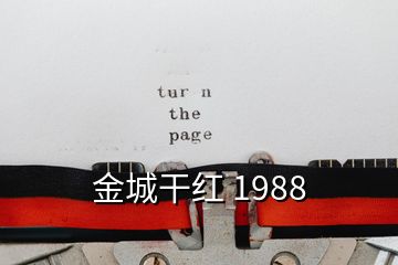 金城干紅 1988