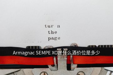 Armagnac SEMPE XO是什么酒價(jià)位是多少