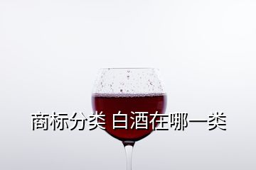 商標(biāo)分類 白酒在哪一類