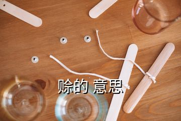 賒的 意思