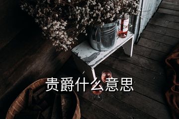 貴爵什么意思