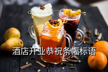 酒店開(kāi)業(yè)恭祝條幅標(biāo)語(yǔ)