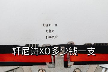 軒尼詩XO多少錢一支