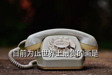 目前為止世界上最貴的畫(huà)是