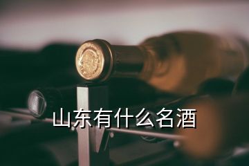 山東有什么名酒