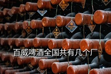 百威啤酒全國共有幾個廠