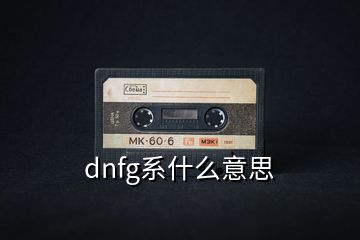 dnfg系什么意思