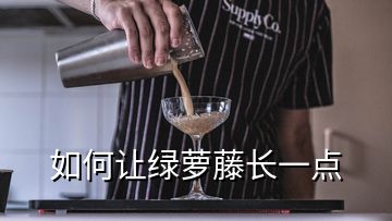 如何讓綠蘿藤長一點