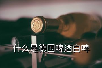 什么是德國啤酒白啤