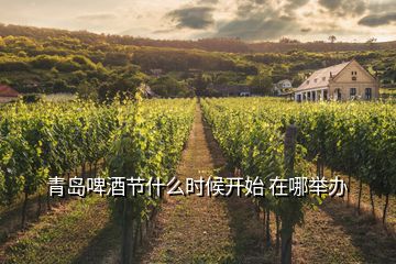 青島啤酒節(jié)什么時(shí)候開始 在哪舉辦