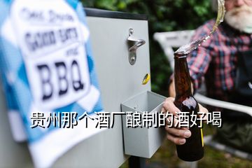 貴州那個(gè)酒廠釀制的酒好喝