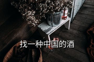 找一種中國的酒