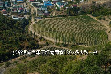 張裕館藏百年干紅葡萄酒1892多少錢一瓶