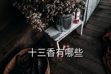 十三香有哪些