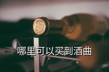 哪里可以買到酒曲