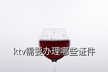 ktv需要辦理哪些證件