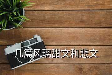 幾篇風(fēng)璃甜文和悲文