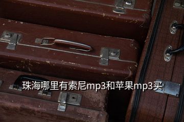 珠海哪里有索尼mp3和蘋果mp3買