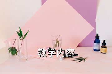 教學(xué)內(nèi)容