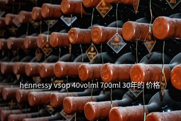 hennessy vsop 40volml 700ml 30年的 價格