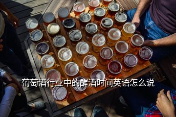 葡萄酒行業(yè)中的醒酒時(shí)間英語(yǔ)怎么說(shuō)