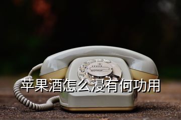 蘋(píng)果酒怎么浸有何功用