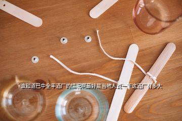 誰知道巴中全豐酒廠的情況啊最好是當(dāng)?shù)厝苏f一下這酒廠有多大