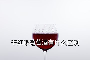 干紅跟葡萄酒有什么區(qū)別