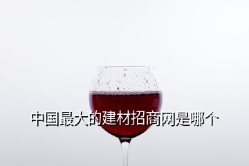 中國(guó)最大的建材招商網(wǎng)是哪個(gè)