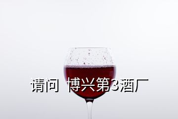 請(qǐng)問  博興第3酒廠