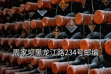 周家壩黑龍江路234號郵編