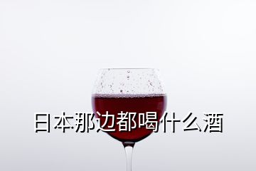 日本那邊都喝什么酒